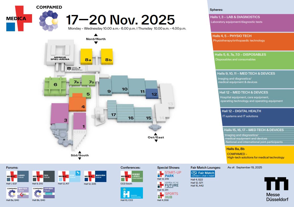 Plan targów MEDICA